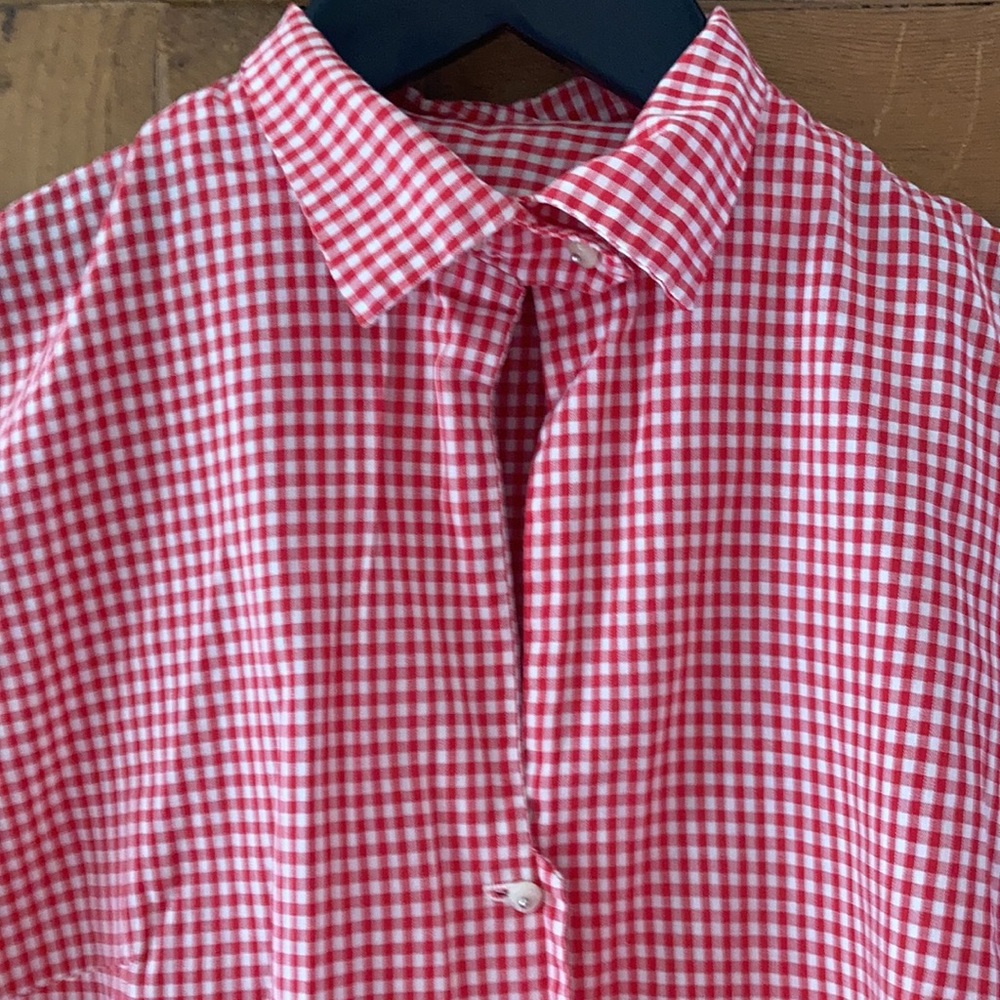 EUC Vintage hand made gingham tank. - Picture 3 of 8
